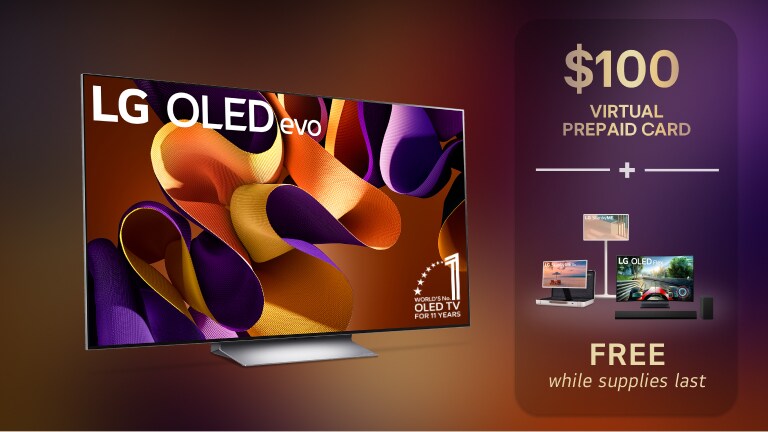 Earn a $100 virtual prepaid card & more w/ '24 TVs order